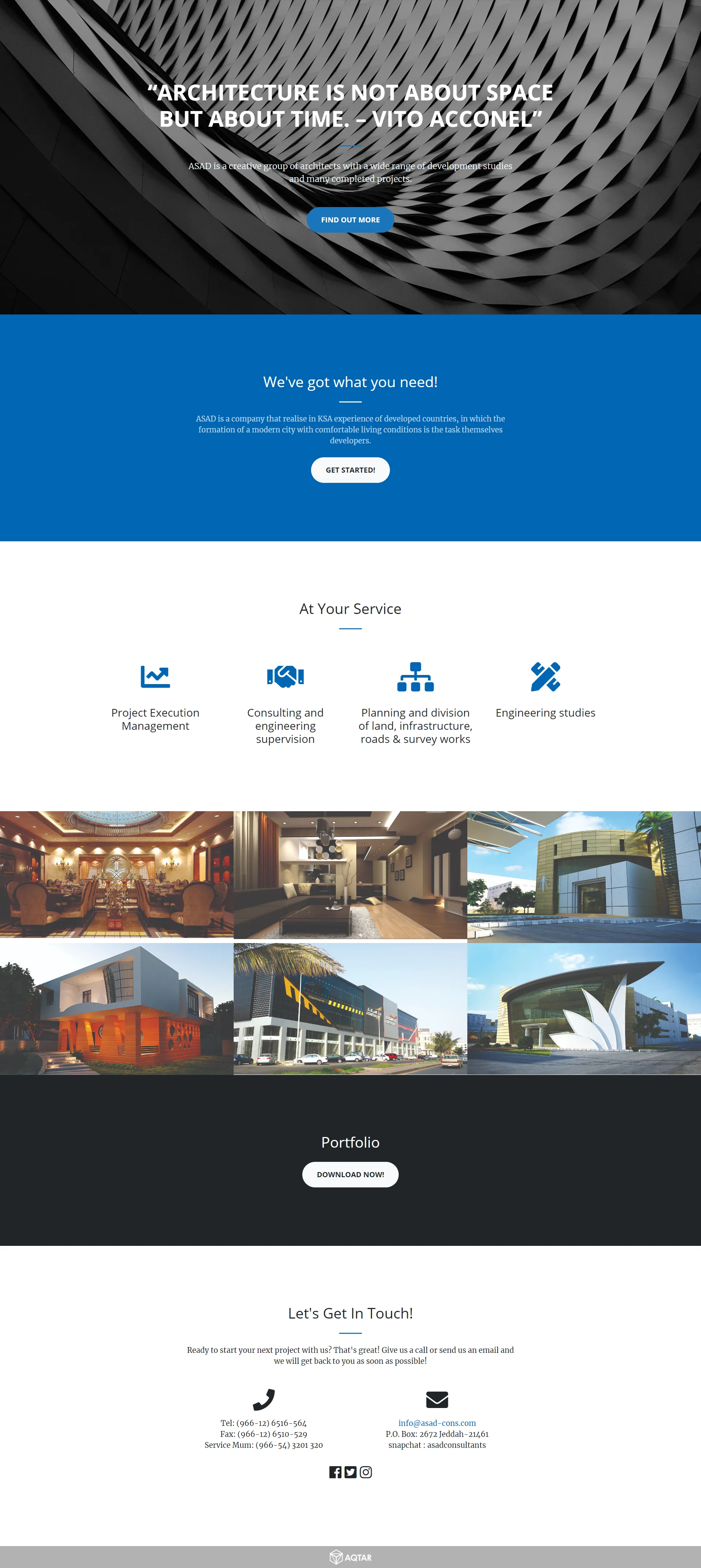 ASAD Website — لقطة ٤