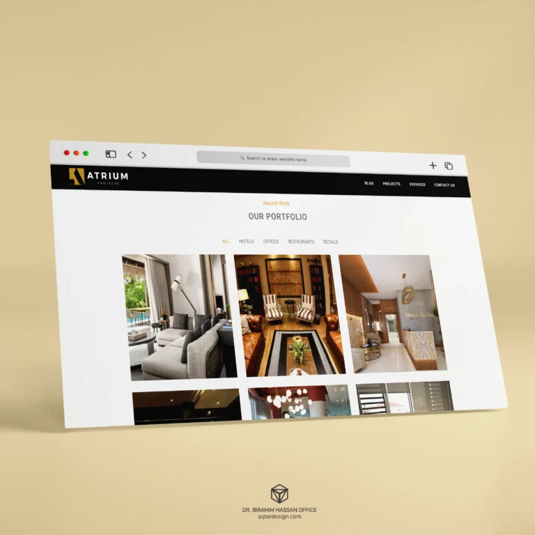 Atrium Website — لقطة ٧