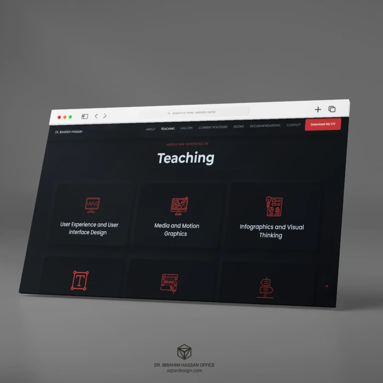 Dr. Ibrahim Hassan Website — لقطة ٤