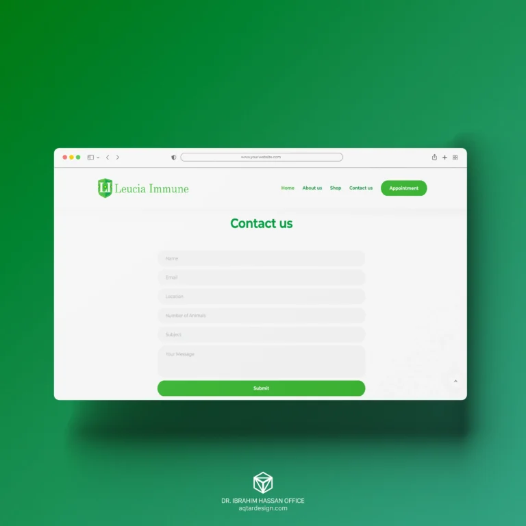 Leucia Immune Website — لوحة ٨