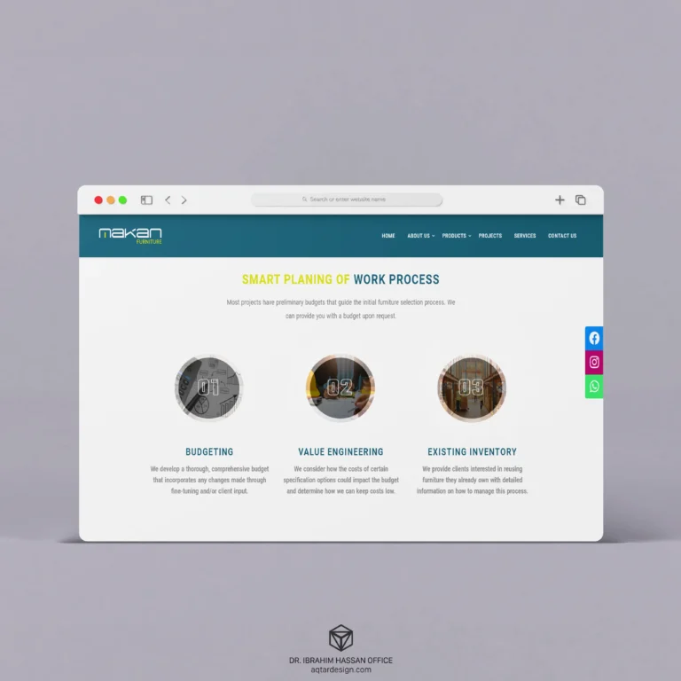 Makan Furniture Website — لقطة ٤