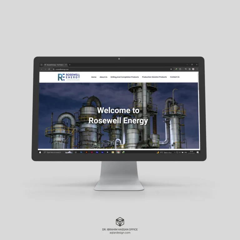 Rosewell Energy Website — لقطة ١