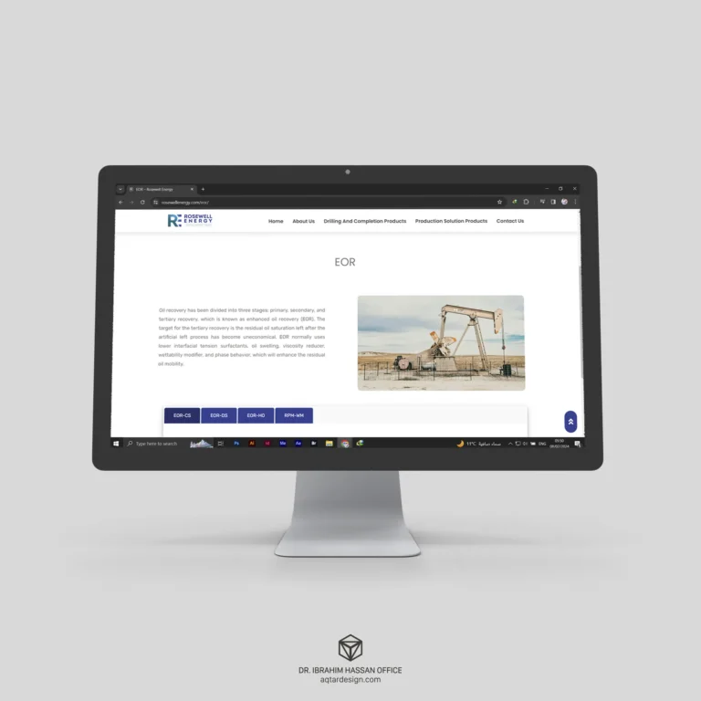 Rosewell Energy Website — لقطة ٢