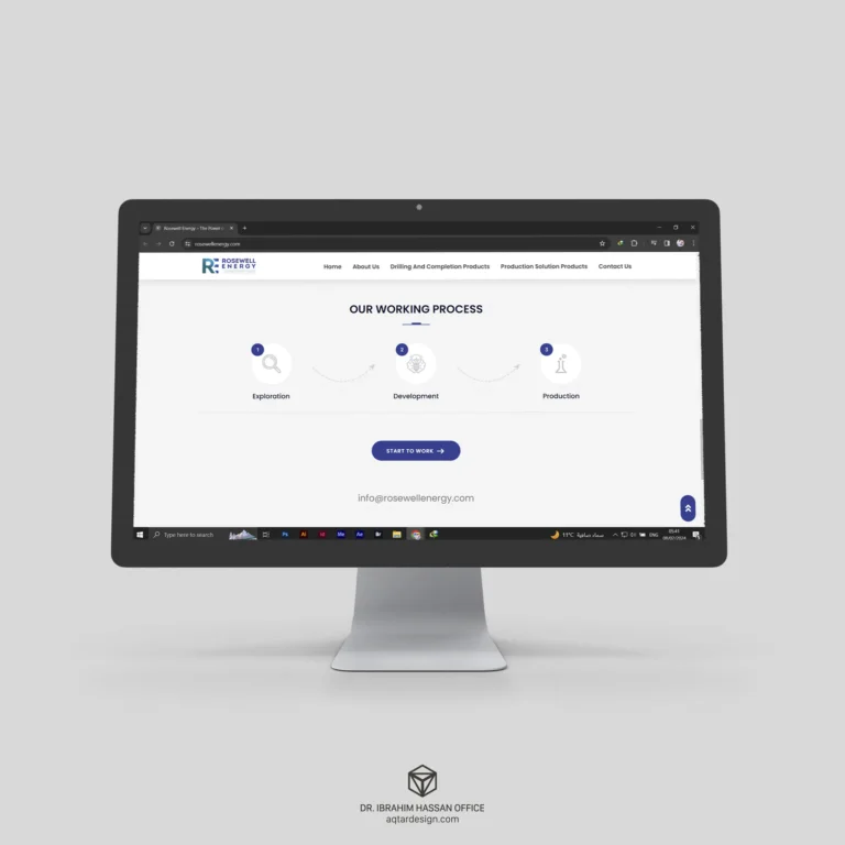 Rosewell Energy Website — لقطة ٤