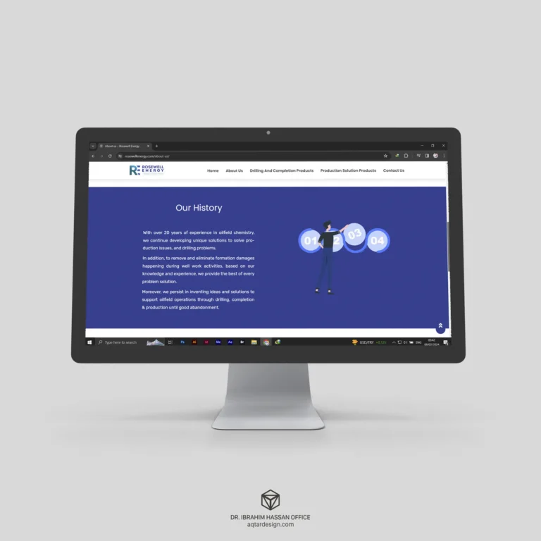 Rosewell Energy Website — لقطة ٥