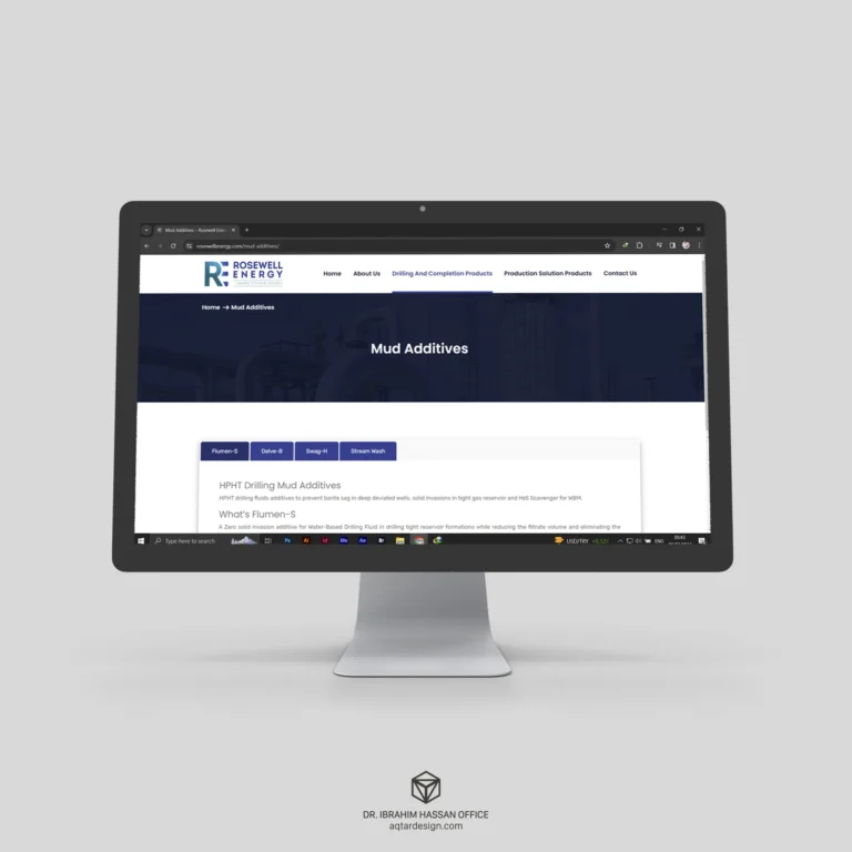 Rosewell Energy Website — لقطة ٧