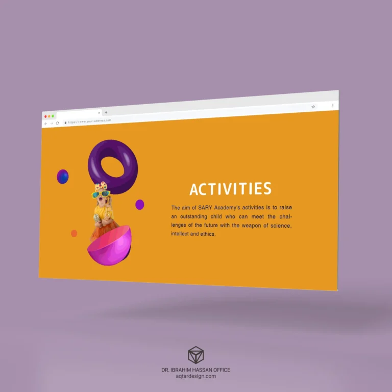 Sary Academy Website — لوحة ٣