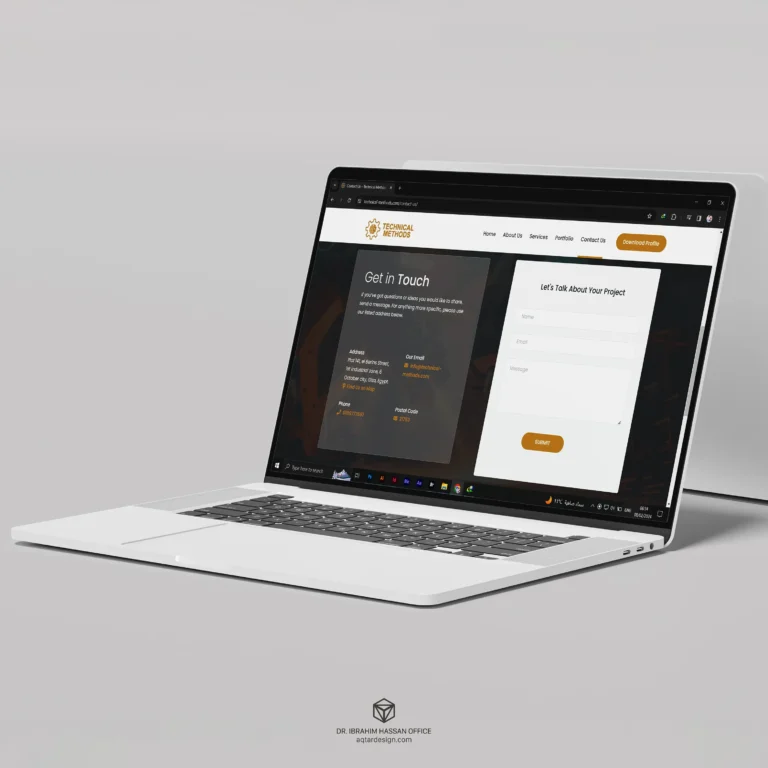 Technical Methods Website — لقطة ٢