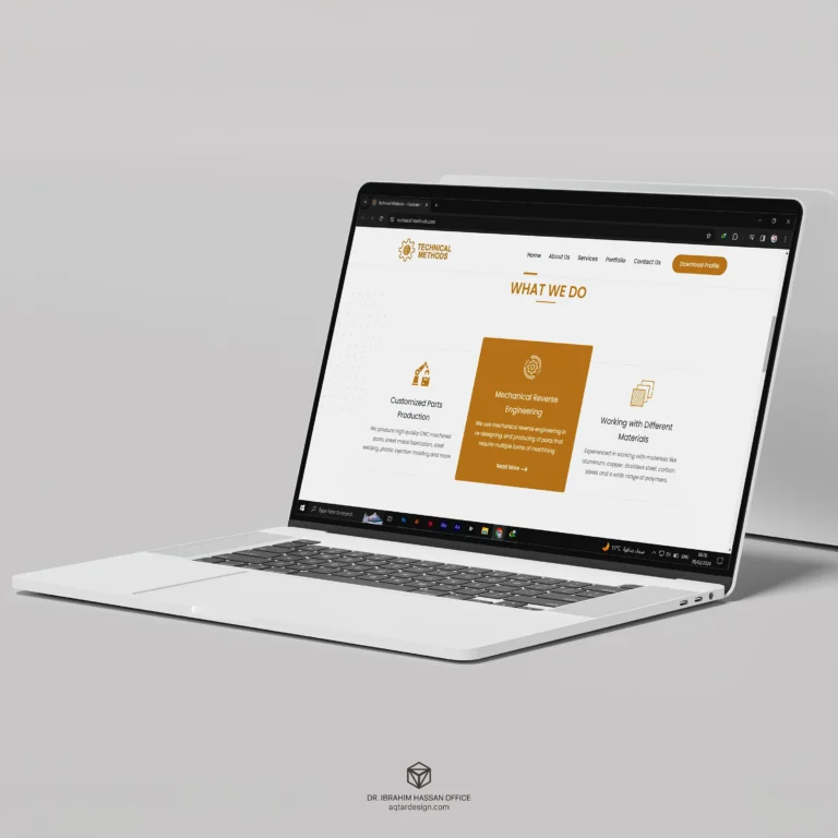 Technical Methods Website — لقطة ٣