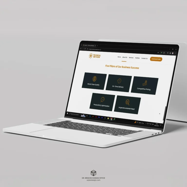 Technical Methods Website — لقطة ٧