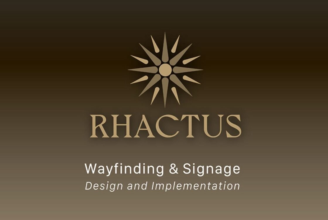 Signage way-finding Design for Rhactus Hotel
